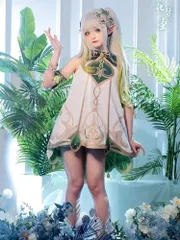 2025年新作 原神(Genshin)「ナヒーダ(Nahida)」コスプレ｜小吉祥草王ver ハロウィン/クリスマス 大人用 cosplay