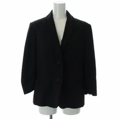 ローレンラルフローレン LAUREN RALPH LAUREN テーラードジャケット 総裏地 シングル 2B センターベント 2 S 黒 ブラック /KLのサムネイル