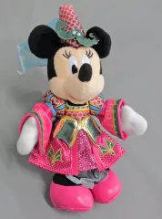 【中古】ぬいぐるみ ミニーマウス(フェスティバル・オブ・ミスティーク) ぬいぐるみバッジ 「ディズニー・ハロウィーン2019」 東京ディズニーシー限定