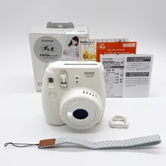 ■元箱付きの極上品 FUJIFILM フジフイルム インスタントカメラ instax mini 8+ 「チェキ」 バニラ