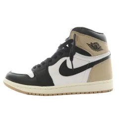 ナイキ NIKE エアジョーダン 1 レトロ ハイ オージ Air Jordan 1 Retro High OG スニーカー シューズ US9.5 26.5cm ベージュ 白 ホワイト 黒 ブラック FD2596-021 /AN20