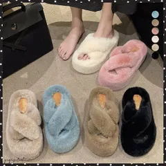 ファーサンダル 厚底 韓国ファースリッパもこもこ あったか フラットシューズ 歩きやすい レディース フェイクファーサンダル ふわふわ ルームシューズ 疲れないおしゃれサンダル冬 ボアルームサンダル かわいい秋冬靴美脚