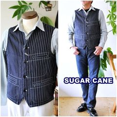 シュガーケーン　ウォバッシュ　ベスト　東洋 SUGAR CANE ウォバッシュベスト ワークベスト シュガーケーン