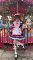 ワンピース メイド服 コーヒーショップ ロリータ プリンセス風 役柄プレイ 大きいサイズMT31