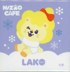 【中古】バッジ・ピンズ LAKO(MAKO) NIZOO スクエア缶バッジ 「NIZOO CAFE」