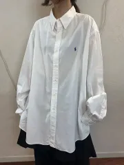 2XL ) ポロ 白 シャツ