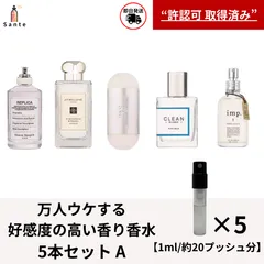 万人ウケ香水　アトマイザー5本セット　香水　お試し 量り売り　1ml