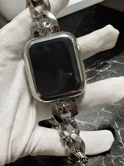 世界限定★調整可　アップルウォッチ用Apple Watchカスタム　カバー　ケース　画面保護 38 40 41 42 44 45 46 49 Ultra　SE　アップルウォッチ　クロス　チェーンバンド　ベルト　/q1