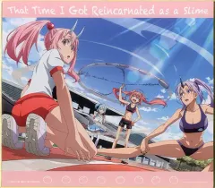 【中古】紙製品 リムル＆シオン＆シュナ＆ミリム(体育祭) 描きおろし色紙 「一番くじ 転生したらスライムだった件～私立テンペスト学園!～」 D賞