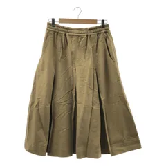 MHL MARGARET HOWELL タックフレアロングスカート　グリーン　2 MHL MARGARET HOWELL タックフレアロングスカート グリーン 2