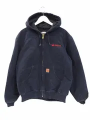 A4【希少2XL】カーハート♤アクティブジャケット　企業ロゴ　即完売品　ブラック 2025年最新】アクティブジャケット carhartt 企業ロゴの人気