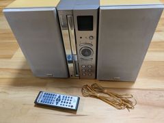 整備済　SHARPシャープ 1ビットデジタルシステム Auviアウヴィ CD/MD/ラジオ MDLP対応 SD-CX9-S ミニコンポ