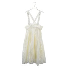 Sacai (サカイ) 23SS Cotton Gabardine Dress コットン ギャバジンドレス ノースリーブワンピース ベージュ  23-06601 - メルカリ