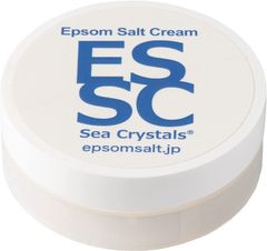 シークリスタルエプソムソルトクリーム Sea Crystals(シークリスタルス)  エプソムソルトが保湿クリームになりました。30g ボディクリーム ホワイト