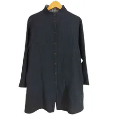 未使用に近い タグ、ボタン有 群言堂 綿麻ブラウス 未容柳(ビヨウヤナギ)｜登美 未使用に近い タグ、ボタン有 群言堂 綿麻ブラウス 未容柳(