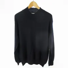 ジャンフランコフェレ GIANFRANCO FERRE セーター ニット モックネック ハイネック 紺 ネイビー ウール L～XL相当 ヴィンテージのサムネイル