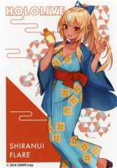 【中古】キャラカード [単品] 不知火フレア ブロマイド 「ホロライブ×極楽湯・RAKU SPA フロライフ ブロマイド入り入浴剤 浴衣ver.」 同梱品