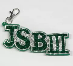 【中古】雑貨 三代目 J SOUL BROTHERS ラインストーンキーホルダー(グリーン) 「三代目 J SOUL BROTHERS PERFECT LIVE 2010-2020」 EXILE TRIBE STATION限定