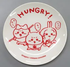 【中古】皿・茶碗 ちいかわ&ハチワレ&うさぎ 中皿 「ちいかわカフェ 第2弾 ちいかわ飯店 in THE GUEST cafe&diner」のサムネイル