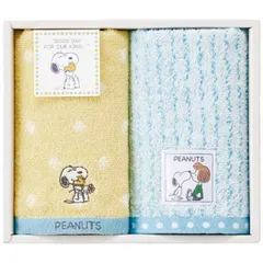 【新品】西川 スヌーピー ウォッシュタオル2枚セット TT84153054