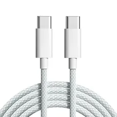 灰色 1M iPhone15シリーズ対応 USB-C to USB-C ケーブル PD対応 60W 3A 急速充電 多機種対応 