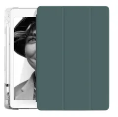 iPad 背面 クリアケース ペン収納 カバー 人気 iPadケース