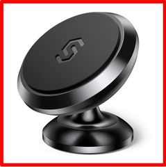 【送料無料 】ブラック 【令和超強磁力版】Syncwire 車載ホルダー マグネット 超強磁力 360°調整可能 スマホホルダー 高級合金素材 車 【片手操作】