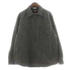 ポールスミスコレクション PAUL SMITH COLLECTION 22AW テクスチャーファスナーテープシャツブルゾン ジャケット ブルゾン リネン混 麻 ウール ビックシルエット L グレー 24047 /MR6のサムネイル