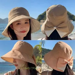 帽子 つば広 レディース 女優帽 UVカット ハット 小顔効果 飛ばない あご紐 日よけ リボン 可愛い 登山 自転車 紫外線対策 大きいサイズ バケットハット  vii3w017958