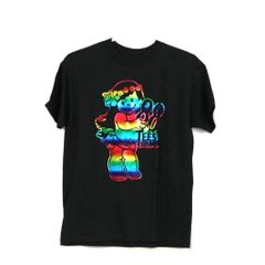 F-0054　ハワイ　お土産Tシャツ　黒　Mサイズ