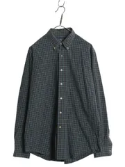 【お得なクーポン配布中!】 ラルフローレン チェック 長袖 ボタンダウン シャツ メンズ L 古着 ポロ 長袖シャツ コットン ワンポイント カジュアル 薄手 マルチカラー