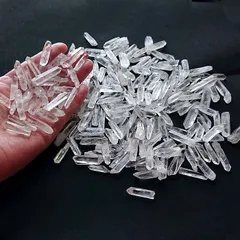 クリア ポイント 水晶 2.0～3.0cm 10本 [No.104] オルゴナイト ハンドメイド 浄化 さざれ レア