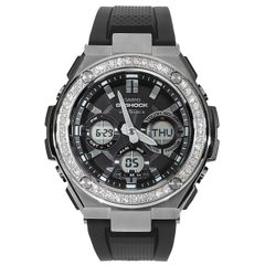G-SHOCK GST s110 大粒CZダイヤ（キュービックジルコニア）Gスチール