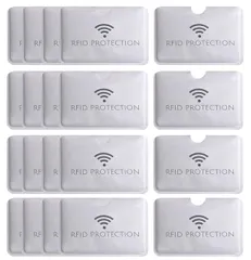 【数量限定】LOYELEY ICカード カードプロテクター カードケース 防磁ビニールカードケース RFIDプロテクション 防止 磁気シールド スキミング クレジットカード 干渉防止 カードデータ保護 グレー (横20枚)