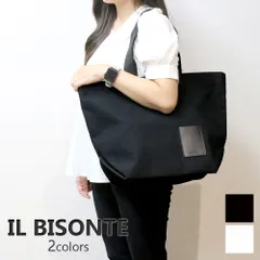 新品未使用 イルビゾンテ IL BISONTE トートバッグ コットン キャンバス BTO139 TCVO08 レディース ナチュラル ホワイト ブラック