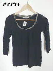 ◇ BEAUTY&YOUTH UNITED ARROWS 七分袖 カットソー ブラック レディース 【中古】 【1002800441327】