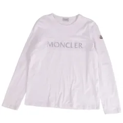 極美品 22SS⭐️MONCLER 長袖カットソー ブランドロゴ 白 XXXL 極美品 22SS⭐️MONCLER 長袖カットソー ブランドロゴ 白 XXXL