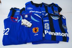 8.427 ▲ サッカー ユニフォーム 6点まとめ売り ガンバ大阪 日本代表
