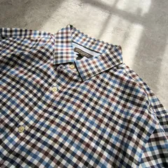 BANANA REPUBLIC L/S Non-Iron Slim Fit Shirt／バナナリパブリック ノンアイロン チェックシャツ [M010149]