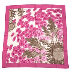 新品未使用♡エルメスHERMES 希少　カサンドラ　ビンテージスカーフ ピンク HERMES - 新品エルメス・刺繍スカーフ・70の通販 by AVENUE