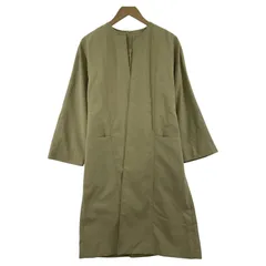 Mila Owen ミラ オーウェン ノーカラーコート size0/オリーブ