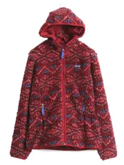 【お得なクーポン配布中!】 13年製 パタゴニア 総柄 レトロX カーディガン レディース L / 古着 Patagonia パイル フリース パーカー ジャケット ブルゾン フルジップ