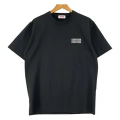 CONVERSE コンバース バックプリント ロゴ刺繍半袖Ｔシャツ sizeL/ブラック