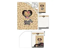 クラ【送料無料】【サンリオキャラクターズ】【日焼けシリーズ】ダイカットケース付きレターセット【レオパード】【ハローキティ】【レター】【手紙】【お手紙】【便箋】【文房具】【雑貨】【グッズ】【かわいい】