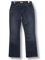 ☆◇ 米国製 USA製 ヤヌーク YANUK Worker Classic ブーツカットデニムパンツ ジーンズローライズ Ｗ26 レディース■L28162SSS24-240902-10-3（990）