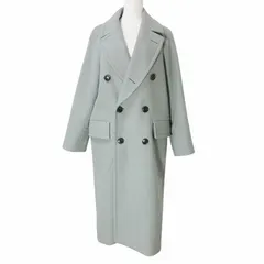 B&Y ユナイテッドアローズ BEAUTY&YOUTH ビューティー&ユース HAMILTON WOOL MIX ロングPコート 16251444725 ピーコート ウール S 緑 グリーン X