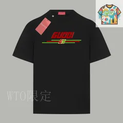 【今日特価】Gucci Classic G Logo Letter Print Cotton T シャツ-1