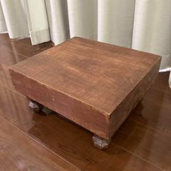 へそ付き碁盤 脚取り外し可能 長さ44.6cm×幅40.6cm×厚み10cm - メルカリ