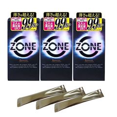 【限定激安特価】ジェクス コンドーム ZONE ゾーン 6個入　3セット　限定オリジナルローション付き