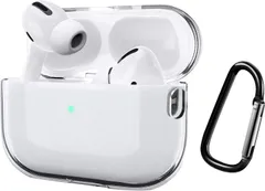 【在庫セール】紛失防止 防塵 防水 耐衝撃 柔らかい スリム キズ防止 軽量 AirPods AirPods AirPods ワイヤレス充電可能 ケース Pro2用 ケース 用 2 保護カーバ 2 Pro Pro クリア TPU素材 for 【2024強化版】